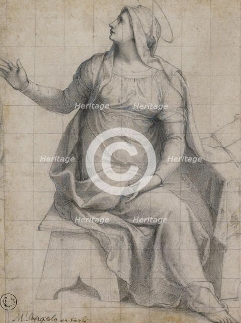 Virgin of the Annunciation, c1559. Creator: Livio Agresti da Forlì.