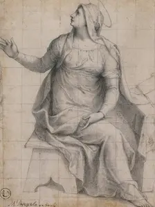 Virgin of the Annunciation, c1559. Creator: Livio Agresti da Forlì