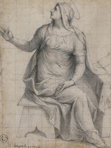 Virgin of the Annunciation, c1559. Creator: Livio Agresti da Forlì