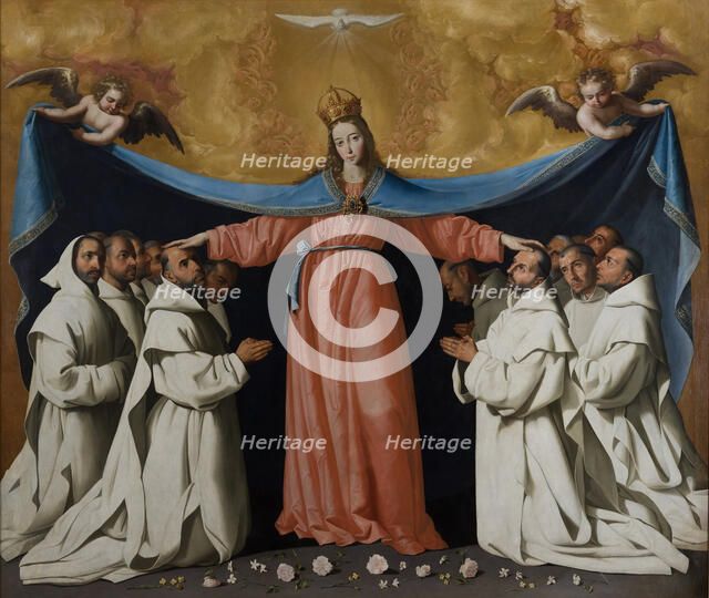 Virgin of the Carthusians, 1650-1660. Creator: Zurbarán, Francisco, de (1598-1664).