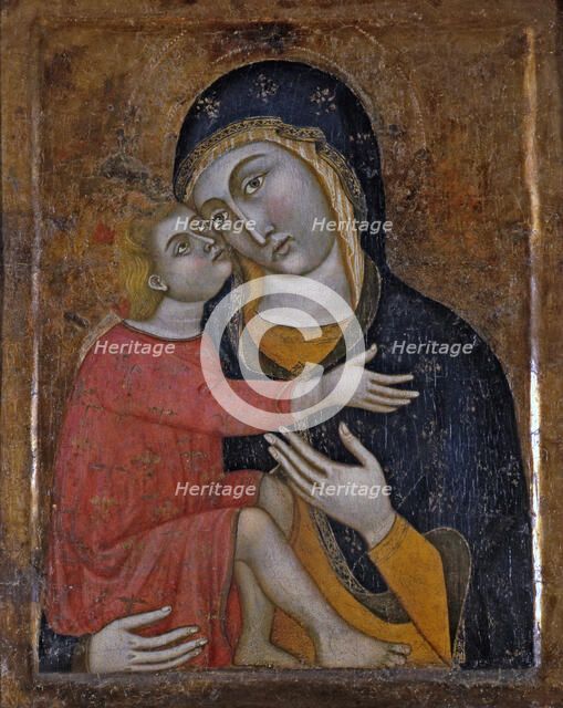 Virgin of the Choir', altarpiece from the monastery. It has been restored several times, the last…