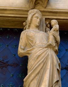 Virgin of the Mullion, Cathedral of Tarragona (1170-1331), Catalonia, Spain, 13th century (1999). Creator: LTL