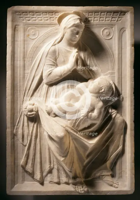 Virgin Adoring the Child, between c.1460 and c.1480. Creator: Circle of Mino da Fiesole.