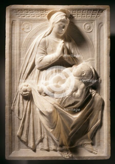 Virgin Adoring the Child, between c.1460 and c.1480. Creator: Circle of Mino da Fiesole.