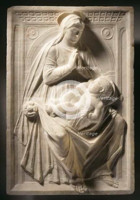 Virgin Adoring the Child, between c.1460 and c.1480. Creator: Circle of Mino da Fiesole.