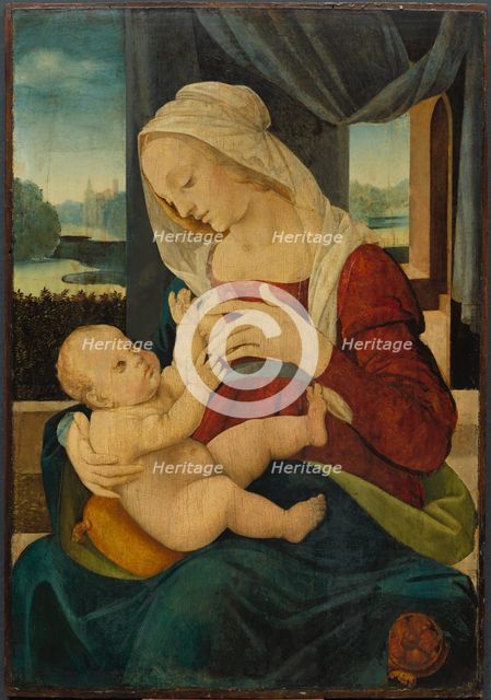 Virgin and Child, 1400s. Creator: Lorenzo di Credi (Italian, 1459-1537), follower of.