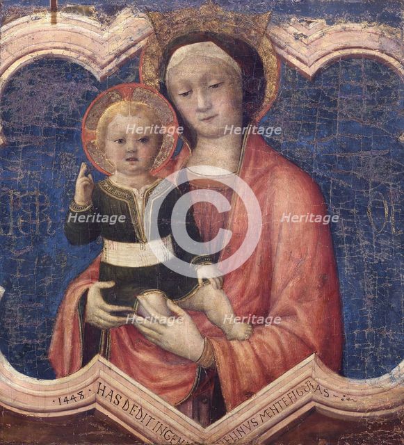 Virgin and Child  , 1448. Creator: Bellini, Jacopo (c. 1400-c. 1470).