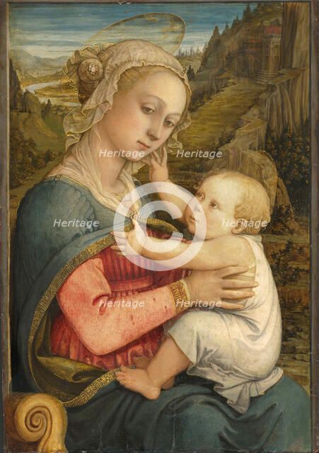Virgin and Child, 1460. Creator: Lippi, Fra Filippo (1406-1469).