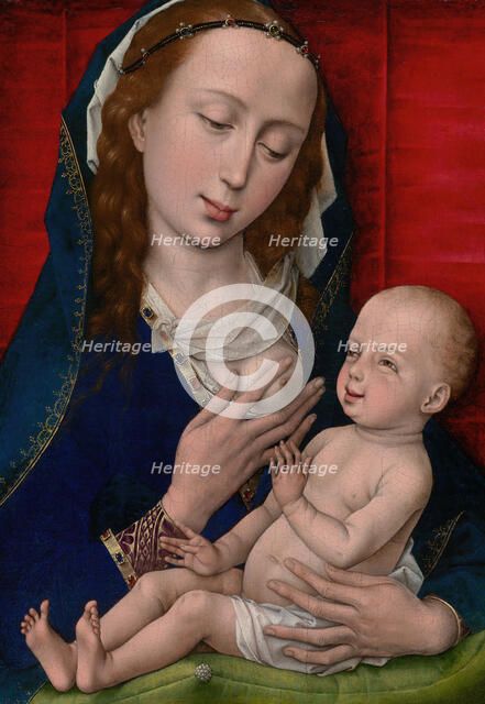 Virgin and Child, 1460/65. Creator: Workshop of Rogier van der Weyden.