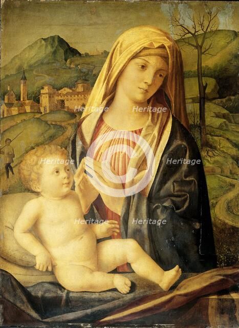 Virgin and Child, 1475-1525. Creator: Niccolò Rondinelli.