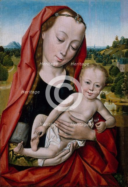 Virgin and Child, 1475-99. Creator: Workshop of Dieric Bouts (Netherlandish, Haarlem, active by 1457-died 1475).