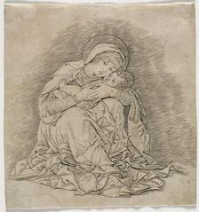 Virgin and Child, 1485-1491. Creator: Andrea Mantegna (Italian, 1431-1506)