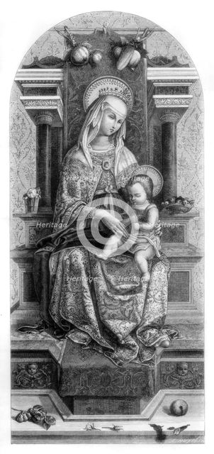 'Virgin and Child', 1482 (1870). Artist: Unknown
