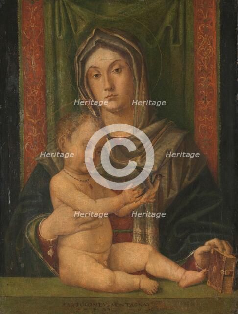 Virgin and Child, 1490-1510. Creator: Workshop of Bartolommeo Montagna.