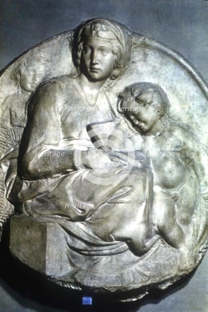 Virgin and Child, 1504-1505. Artist: Michelangelo Buonarroti