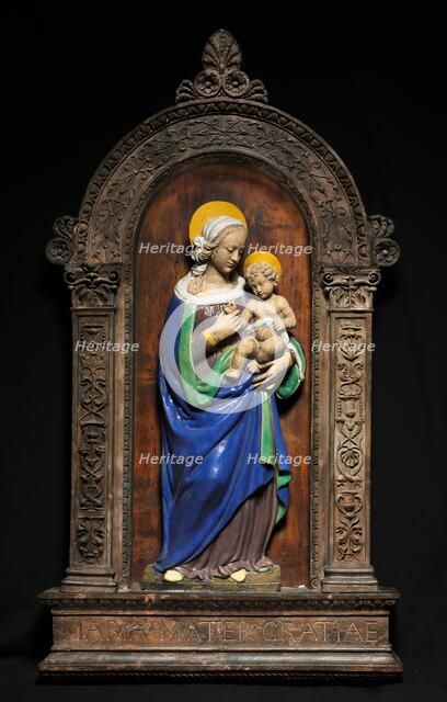 Virgin and Child, 1500-1510. Creator: Benedetto Buglioni (Italian, 1461-1521).