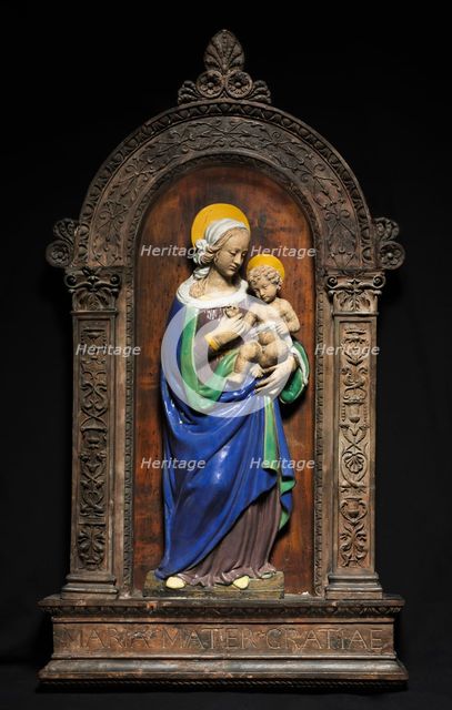 Virgin and Child, 1500-1510. Creator: Benedetto Buglioni (Italian, 1461-1521).
