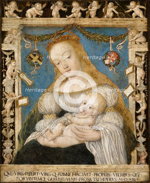 Virgin and Child, 1514. Creator: Ambrosius Holbein.