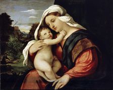 Virgin and Child 1515-1516. Artist: Jacopo Palma il Vecchio