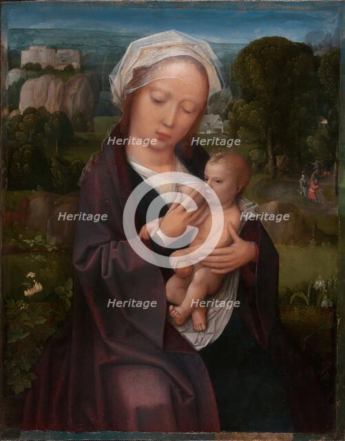 Virgin and Child, 1515/25. Creator: Workshop of Adriaen Isenbrant.