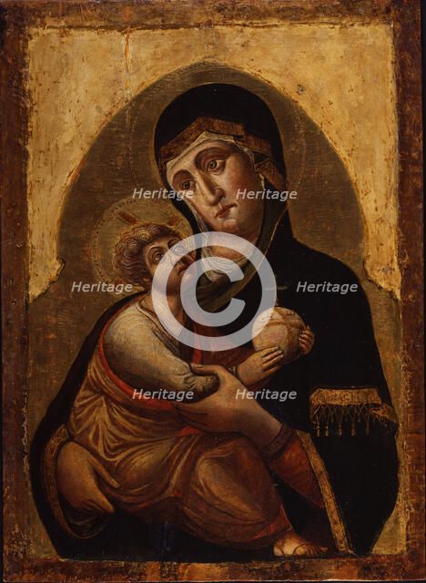 Virgin and child, 15th century. Creator: Vivarini, Alvise (ca. 1446-ca. 1505).