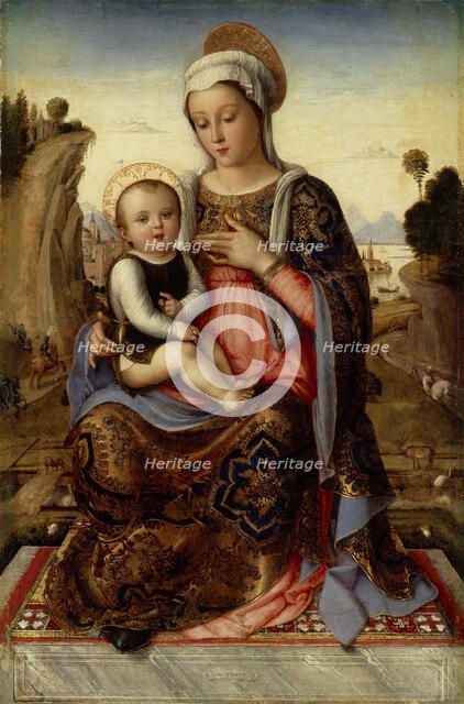 Virgin and child, 15th century. Artist: Venetian master  