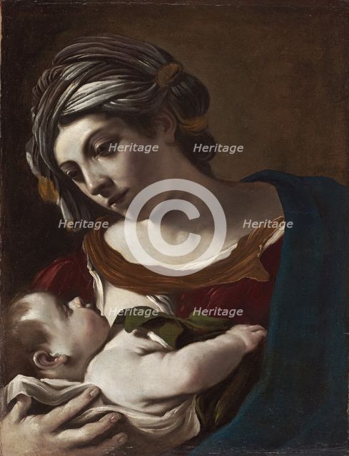 Virgin and Child, 1621-1622. Creator: Guercino.