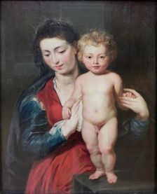 Virgin and child, 1630. Creator: Peter Paul Rubens