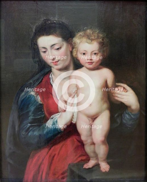 Virgin and child, 1630. Creator: Peter Paul Rubens.