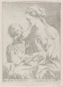 Virgin and Child, 1776. Creator: Giovanni David