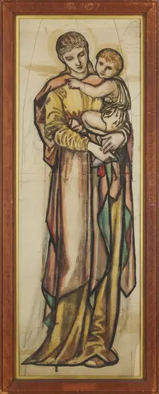 Virgin and Child, 1868. Creator: Sir Edward Coley Burne-Jones
