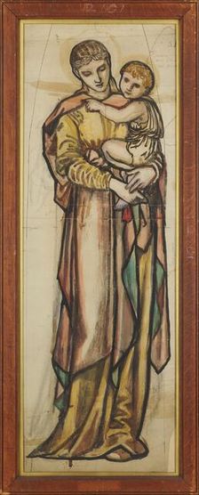 Virgin and Child, 1868. Creator: Sir Edward Coley Burne-Jones