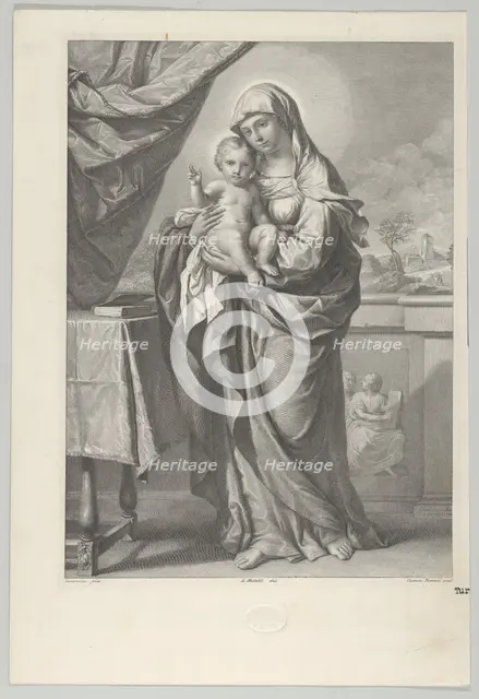 Virgin and Child, 19th century. Creators: Cesare Ferreri, Lorenzo Metalli.
