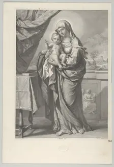 Virgin and Child, 19th century. Creators: Cesare Ferreri, Lorenzo Metalli