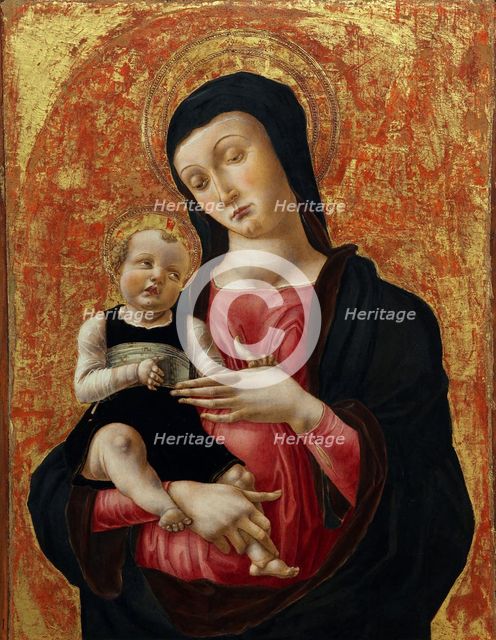 Virgin and child.