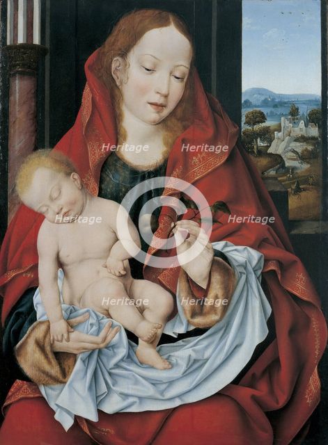 Virgin and child.