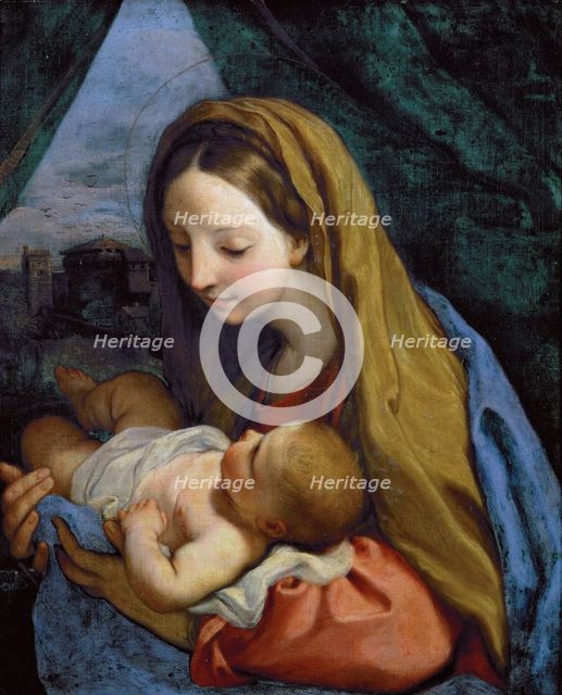 Virgin and Child.