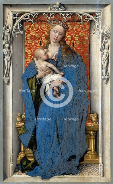 Virgin and child.