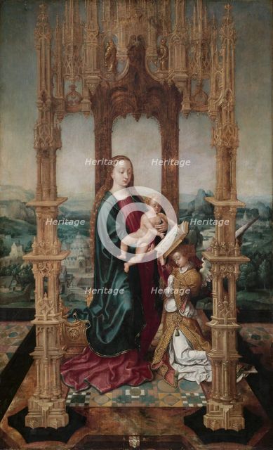 Virgin and Child under a Canopy, 1520s. Creator: Unknown.
