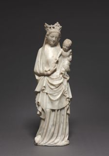 Virgin and Child with a Bird, c. 1350. Creator: Unknown