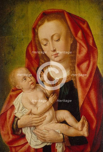 Virgin and Child with a Dragonfly, ca. 1500. Creator: Master of Saint Gilles.