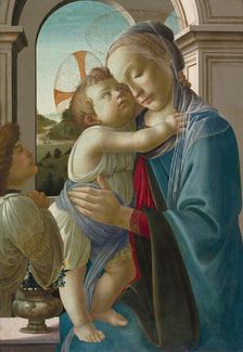 Virgin and Child with an Angel, 1475/85. Creator: Sandro Botticelli