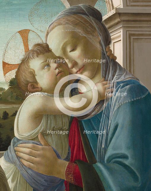 Virgin and Child with an Angel, 1475/85. Creator: Sandro Botticelli.