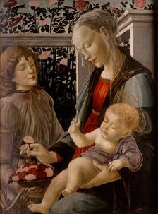 Virgin and Child with Angel, 15th century