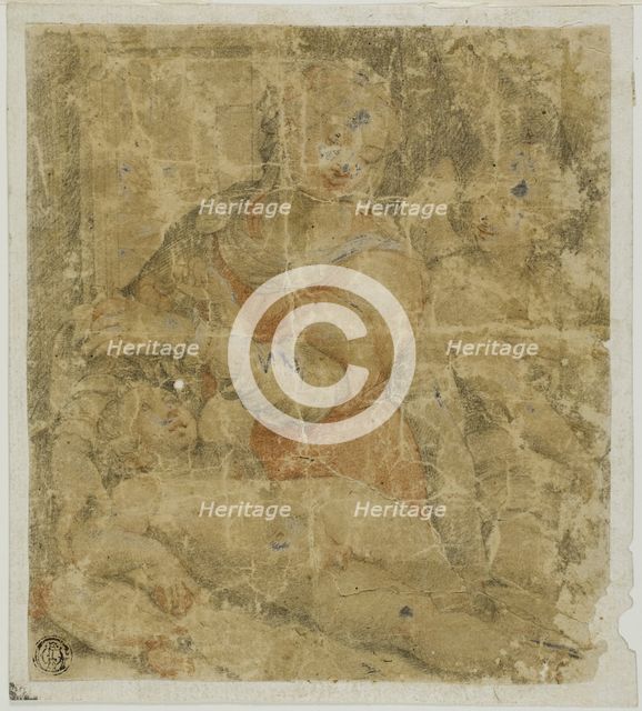Virgin and Child with Angel, n.d. Creator: Unknown.