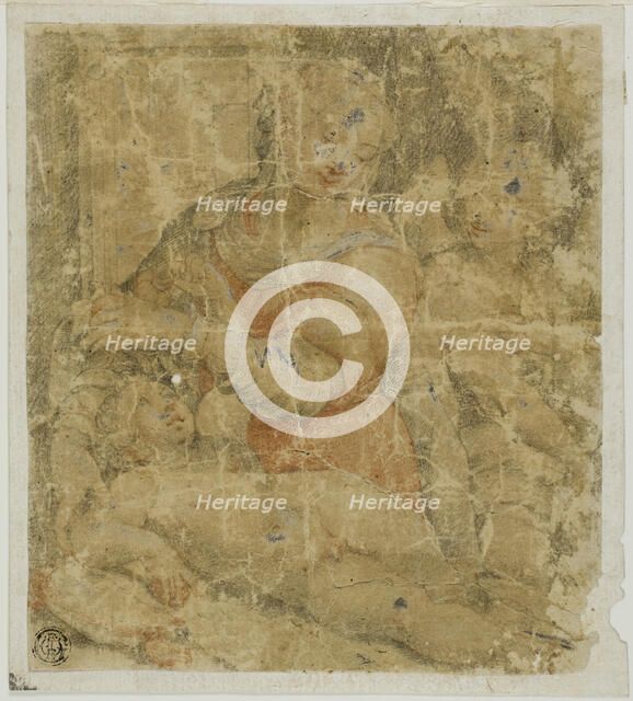 Virgin and Child with Angel, n.d. Creator: Unknown.