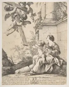 Virgin and Child with Angels, 1639. Creator: Laurent de la Hyre