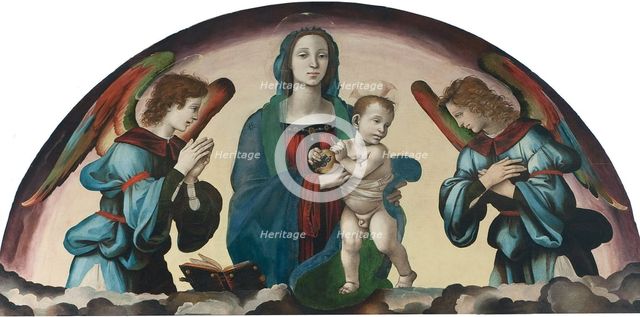 Virgin and Child with Angels.