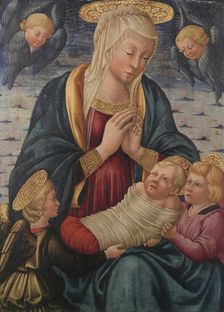 Virgin and Child with Angels, after 1460. Creator: Neri de Bicci (Italian, 1419-1491)
