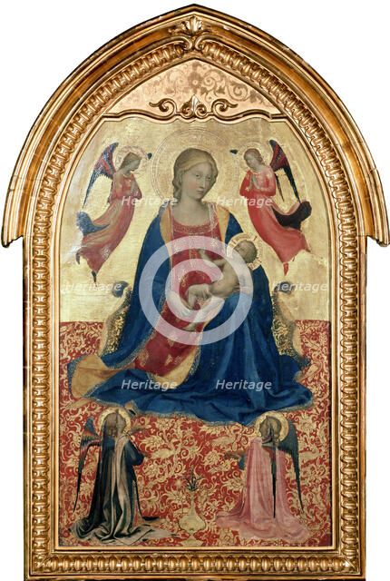 'Virgin and Child with Angels', c1425. Artist: Fra Angelico